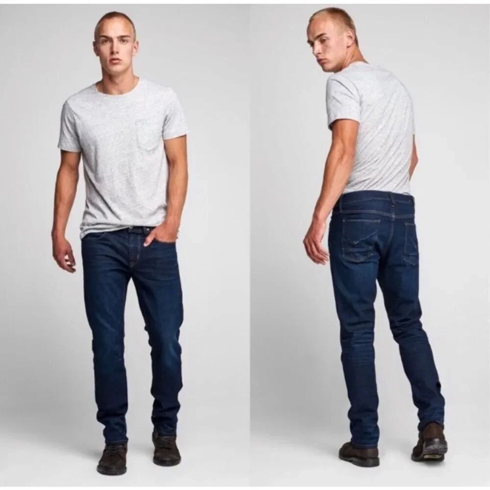 Hudson Byron 5 Pocket Straight Leg Jeans Shade 1 Dark Wash Size 29